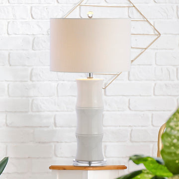 Tiki 26.5" Ceramic LED Table Lamp - JONATHAN Y